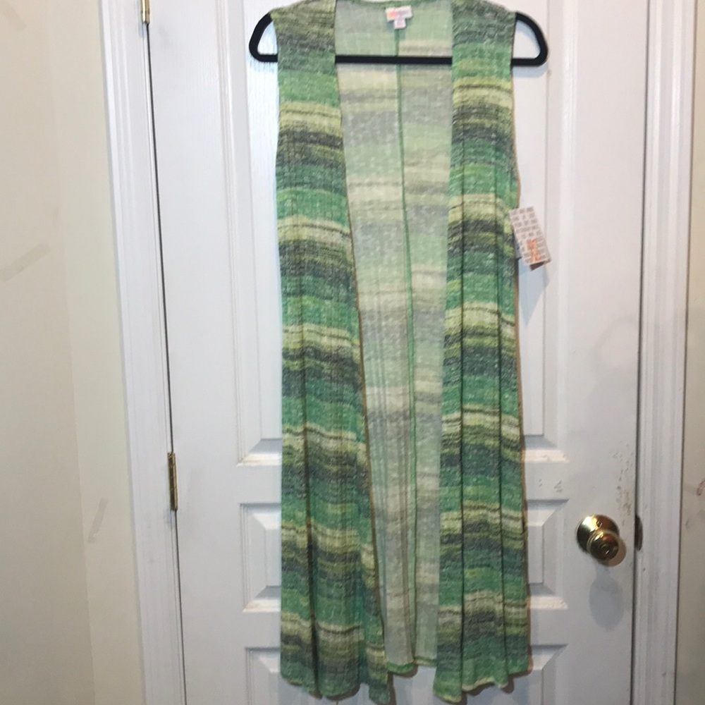 LuLaRoe Joy long vest size XS